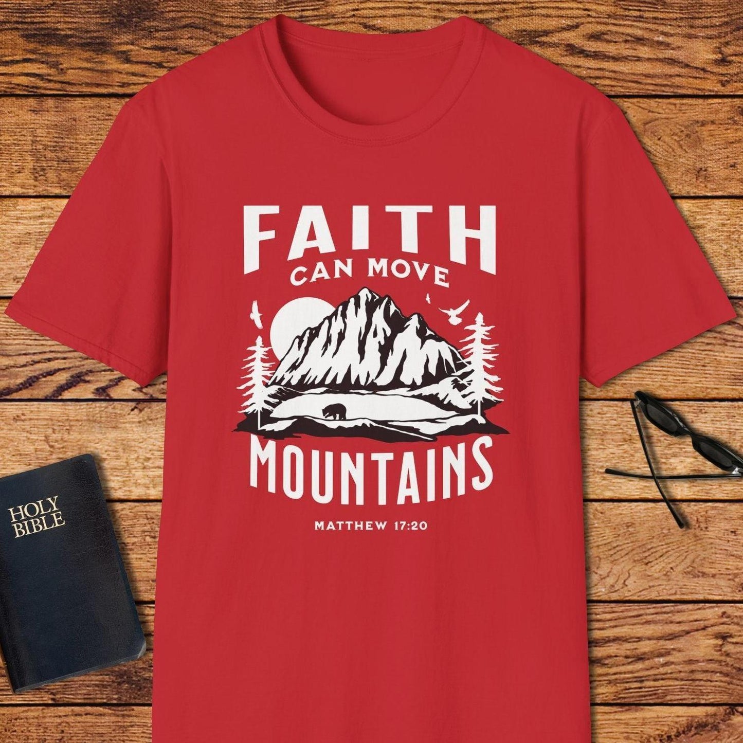 Faith Can Move Mountains Graphic T-Shirt