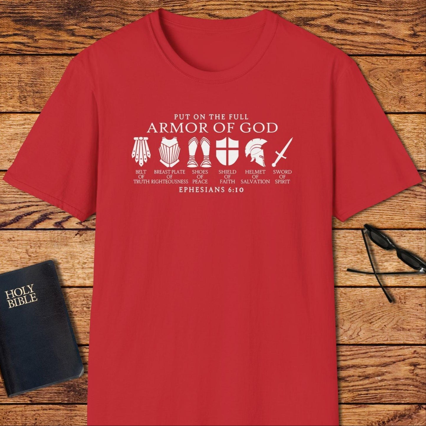 Armor Of God Individual Elements Ephesians T-Shirt