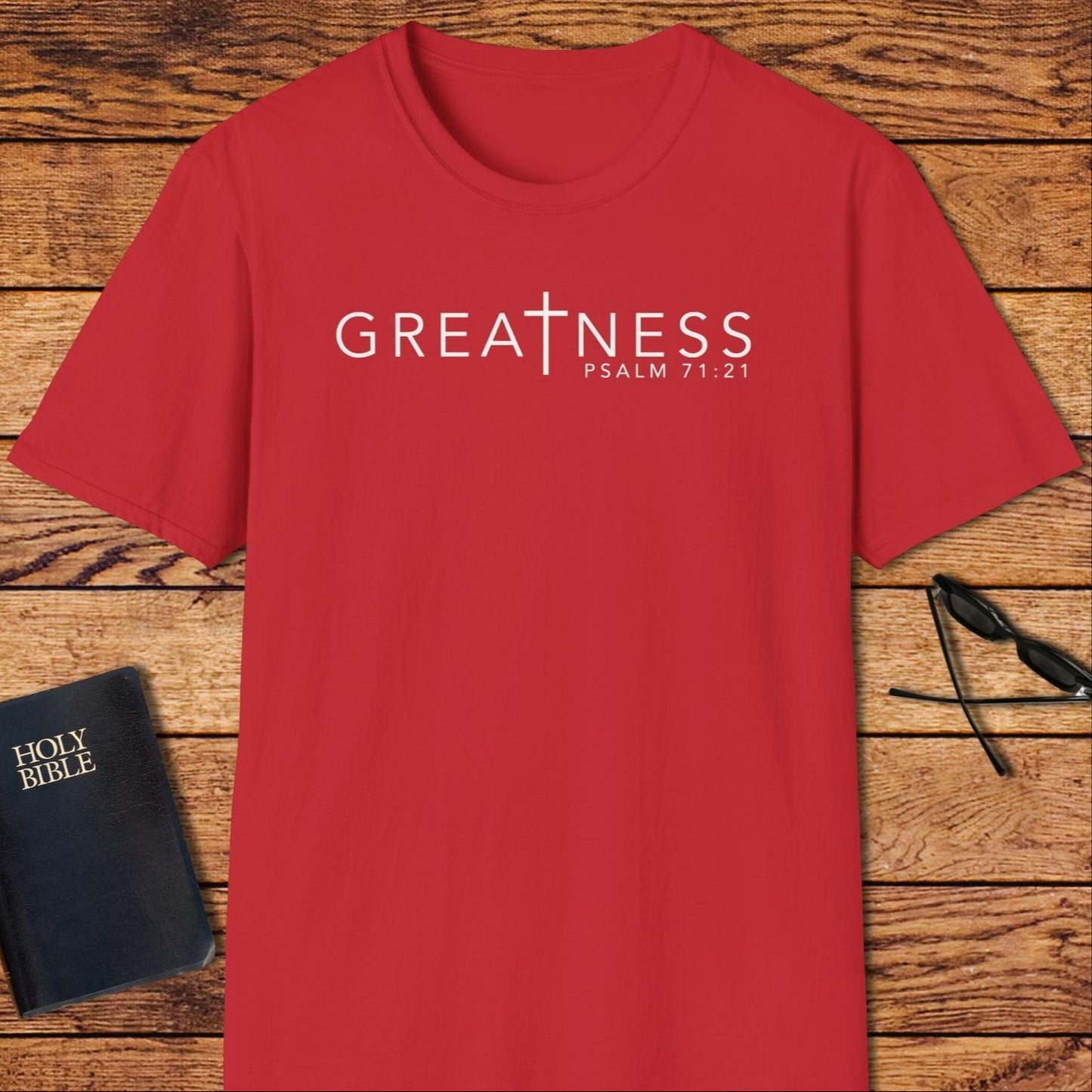 Greatness Cross Psalms T-Shirt
