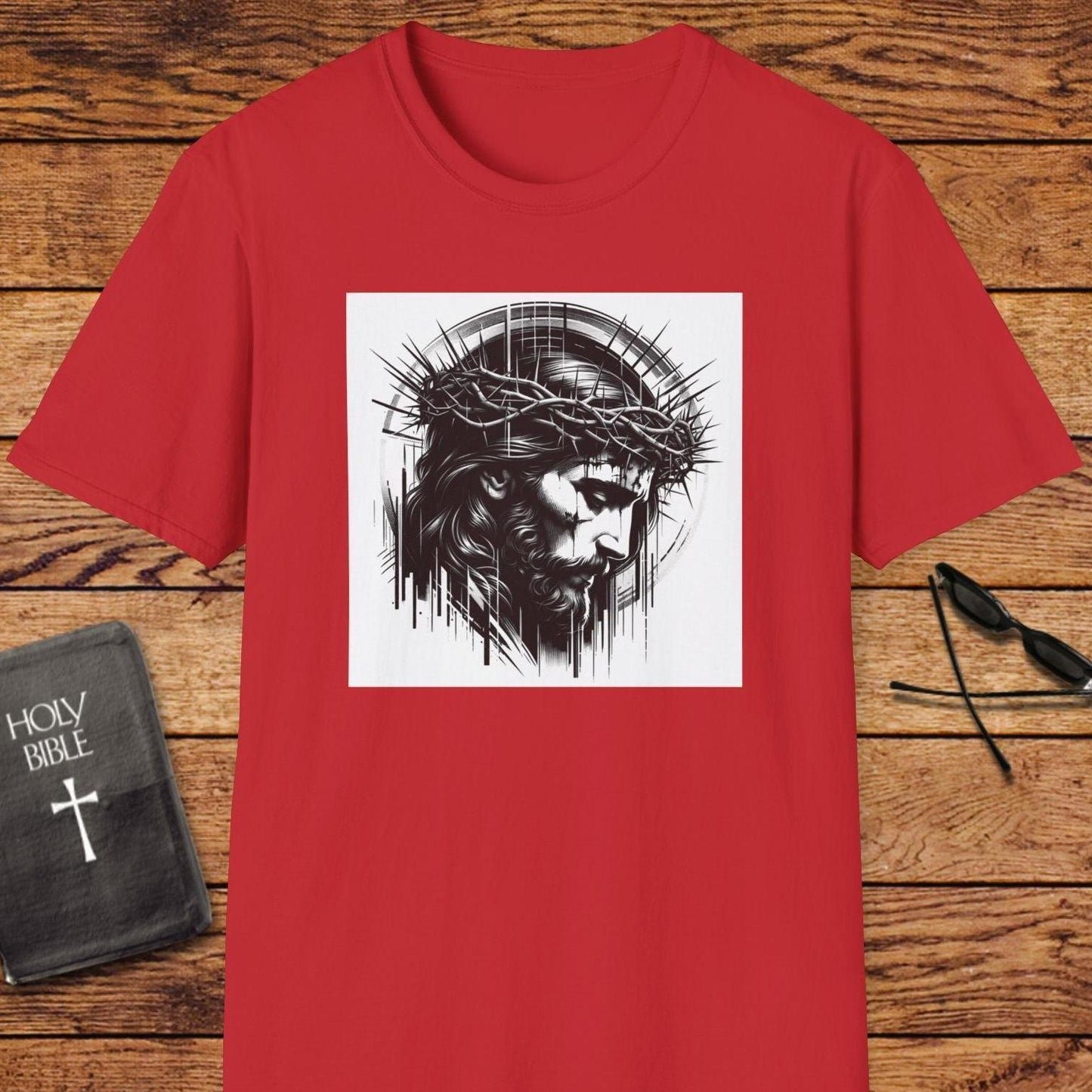 Jesus Face Portrait Art T-Shirt