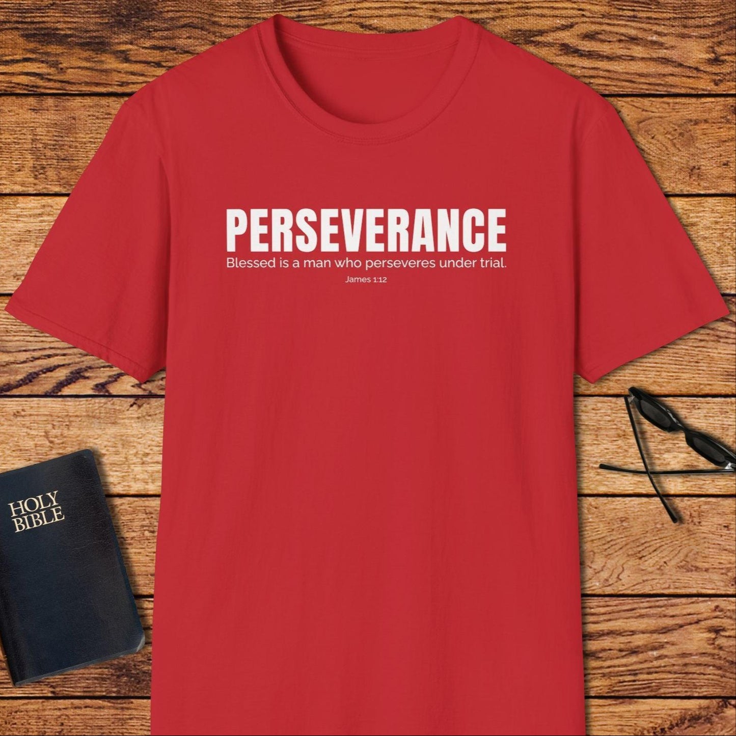 Perseverance Blessed Is The Man Who T-Shirt