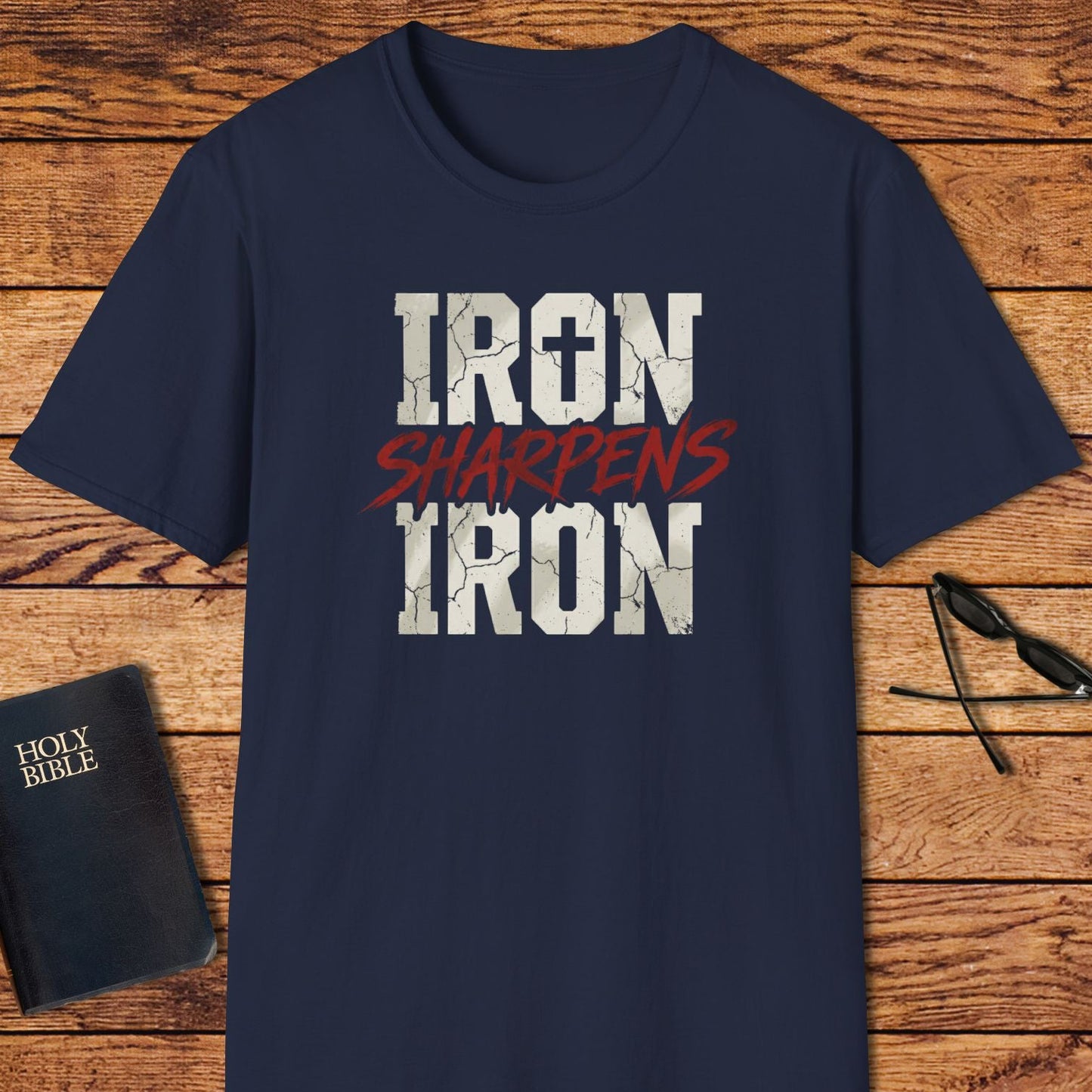 Iron Sharpens Iron Cross T-Shirt