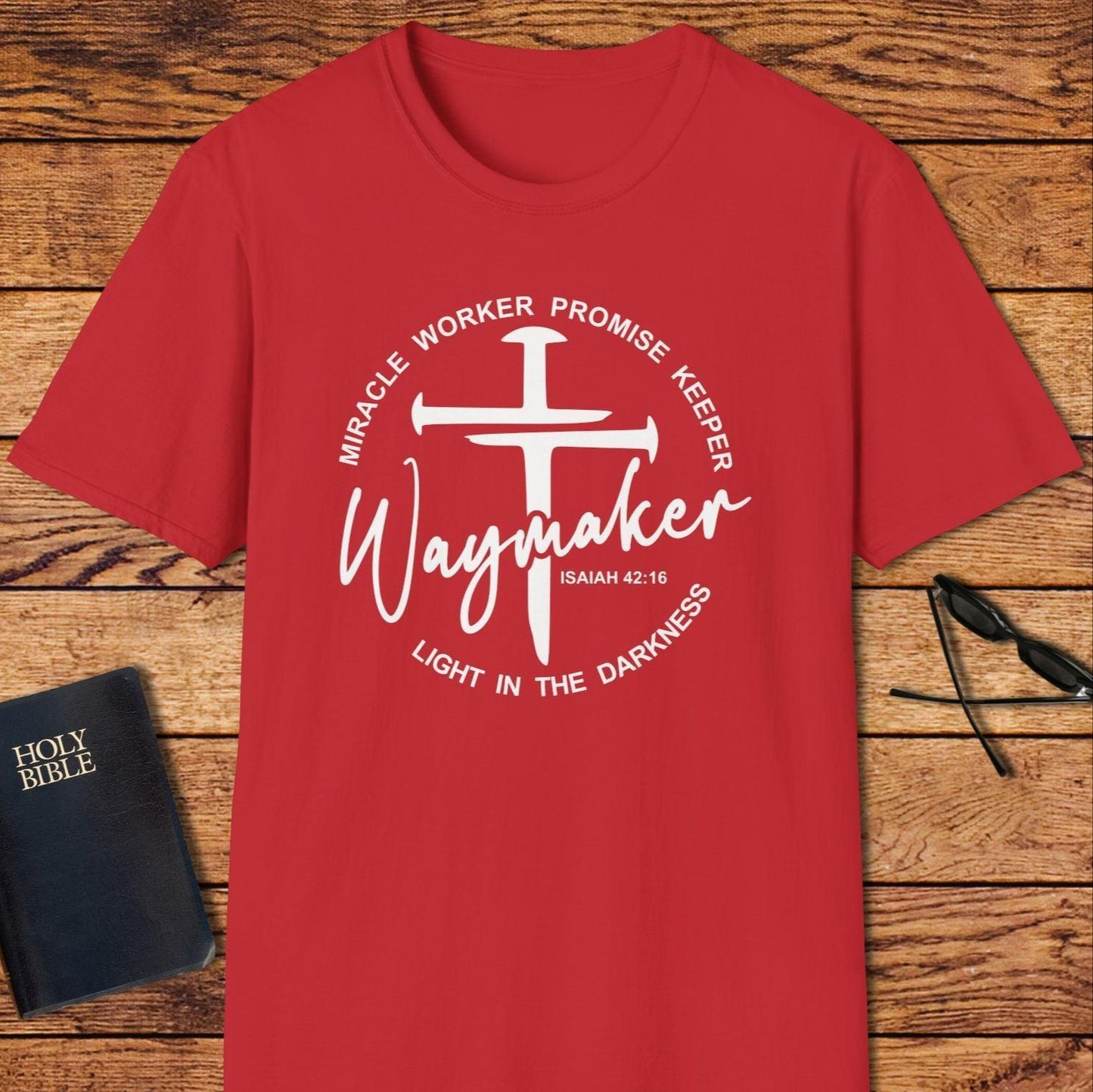 Waymaker Circle Nails Cross T-Shirt
