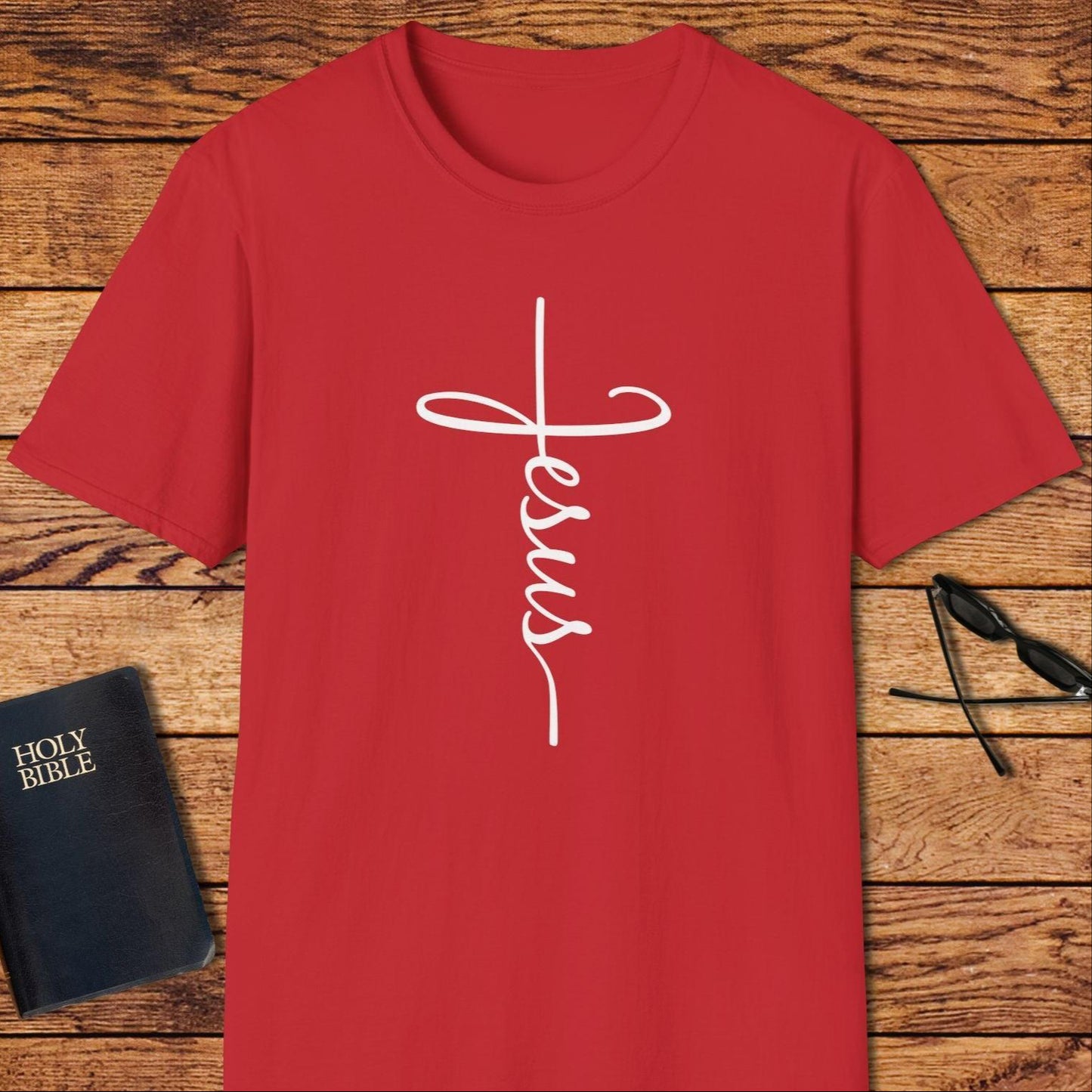 Jesus Line Word Long T-Shirt
