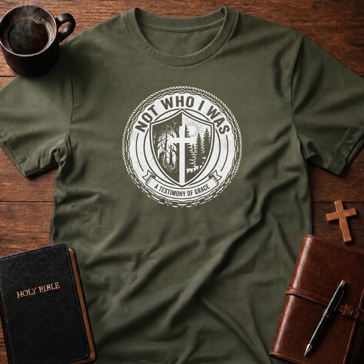 Testimony White Circle T-Shirt