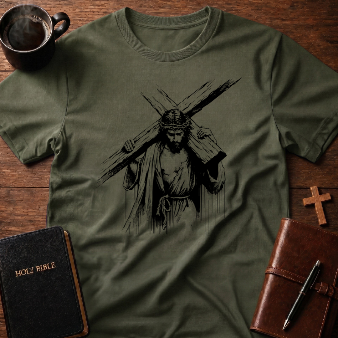 Jesus Carrying Cross T-Shirt
