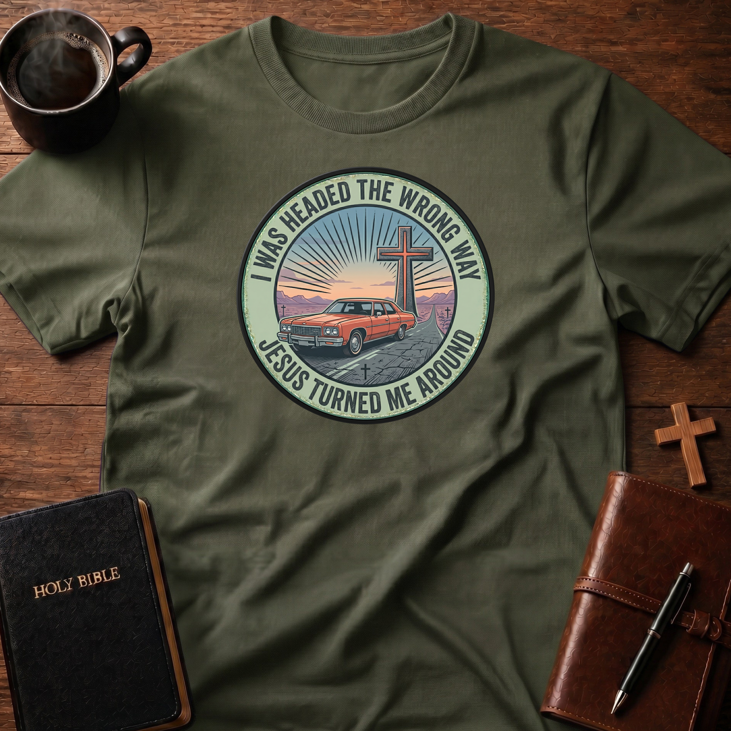 Wrong Way Car T-Shirt