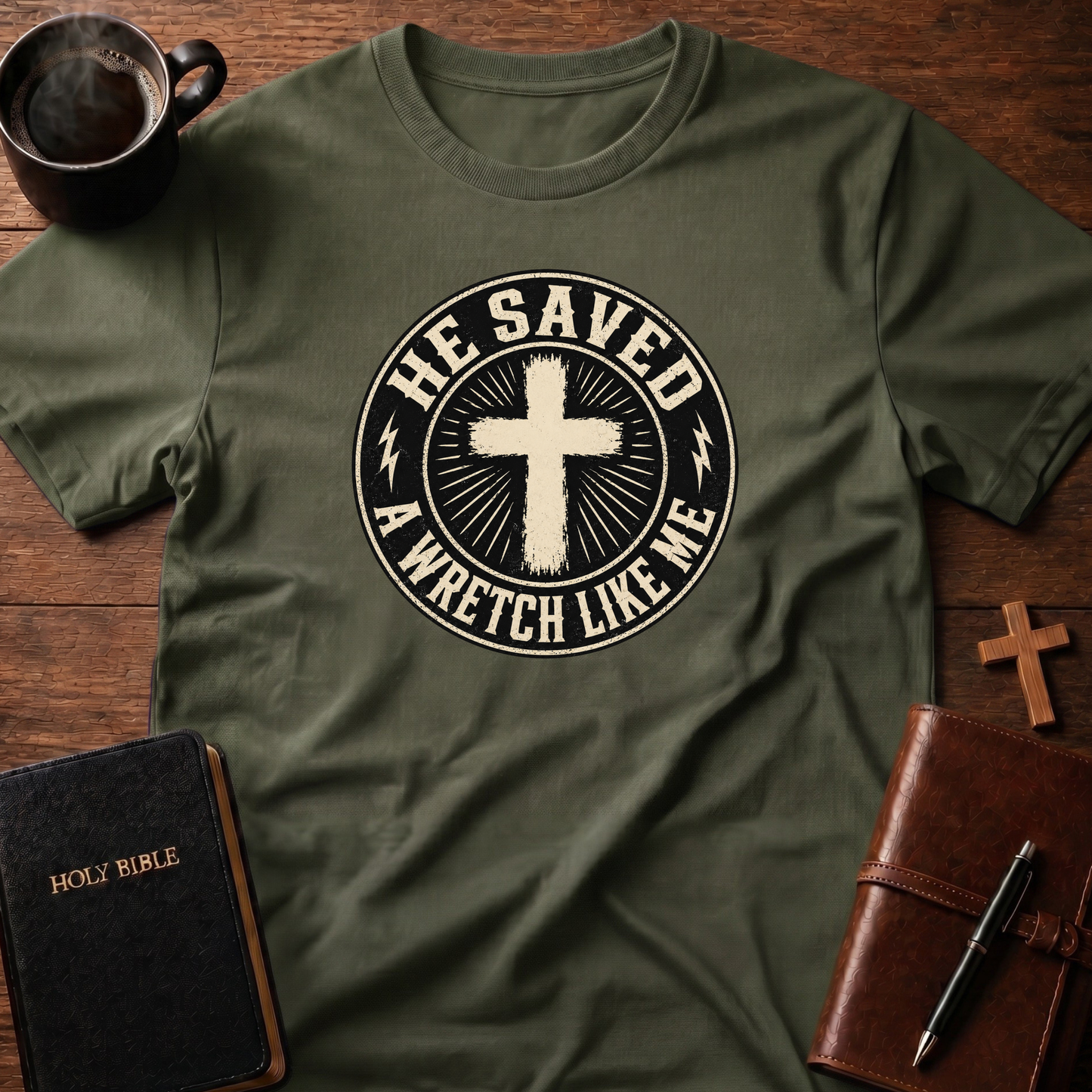 He Saved Wretch Circle T-Shirt