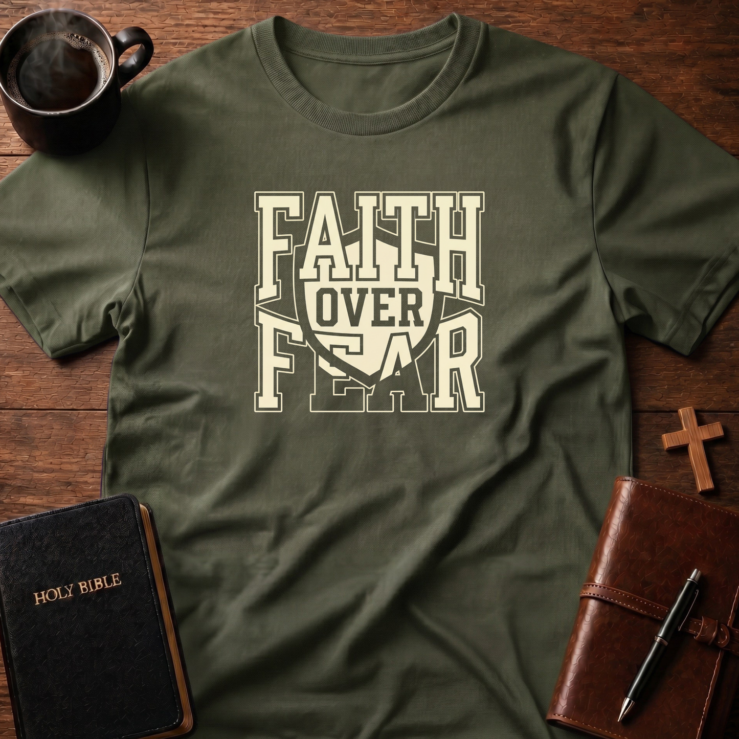 Faith/ Fear Shield T-Shirt