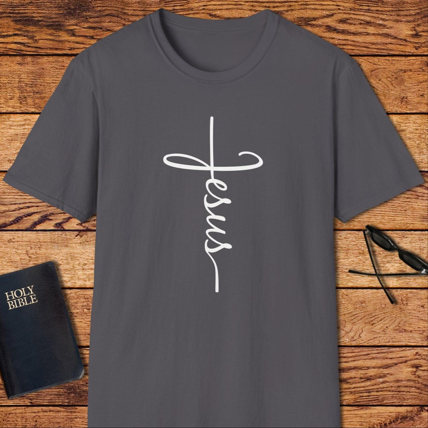 Jesus Line Word Long T-Shirt