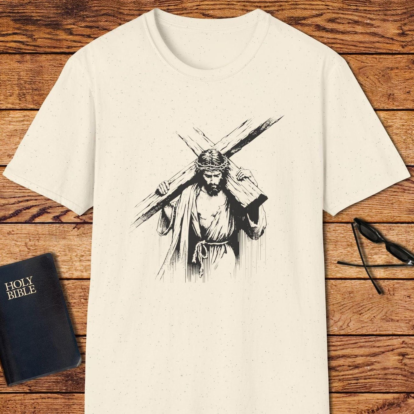 Jesus Carrying Cross T-Shirt