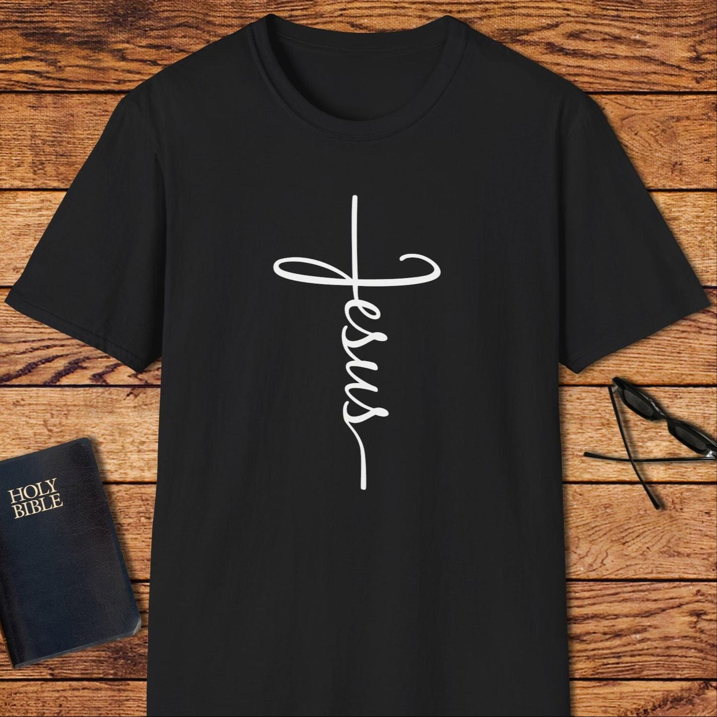 Jesus Line Word Long T-Shirt