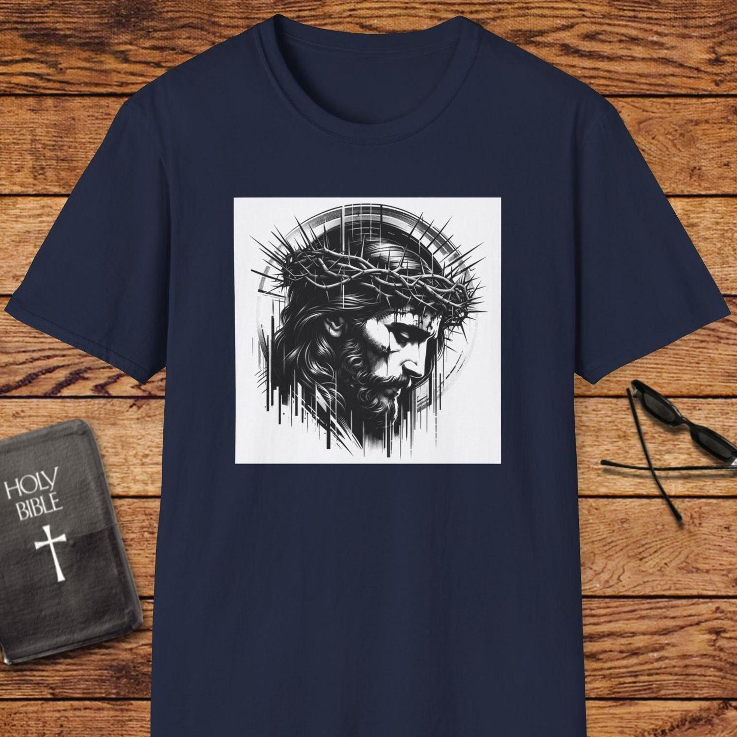 Jesus Face Portrait Art T-Shirt