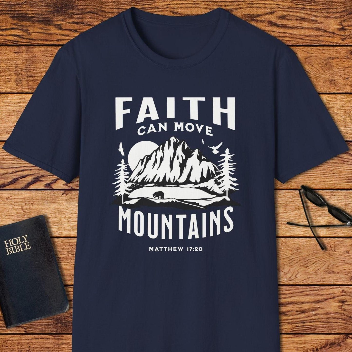 Faith Can Move Mountains Graphic T-Shirt