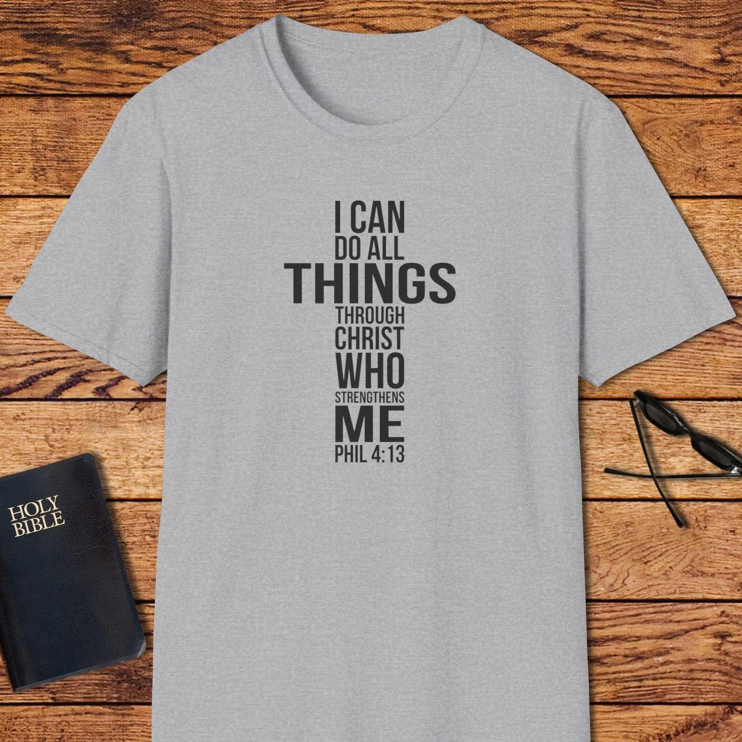 I Can Do All Things Cross Words T-Shirt