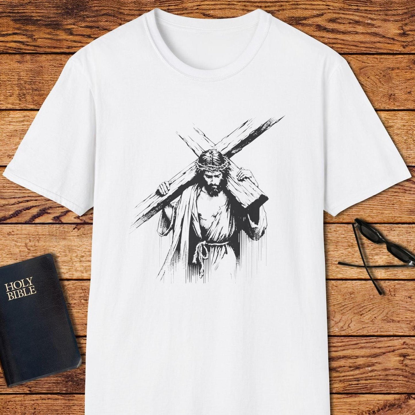 Jesus Carrying Cross T-Shirt