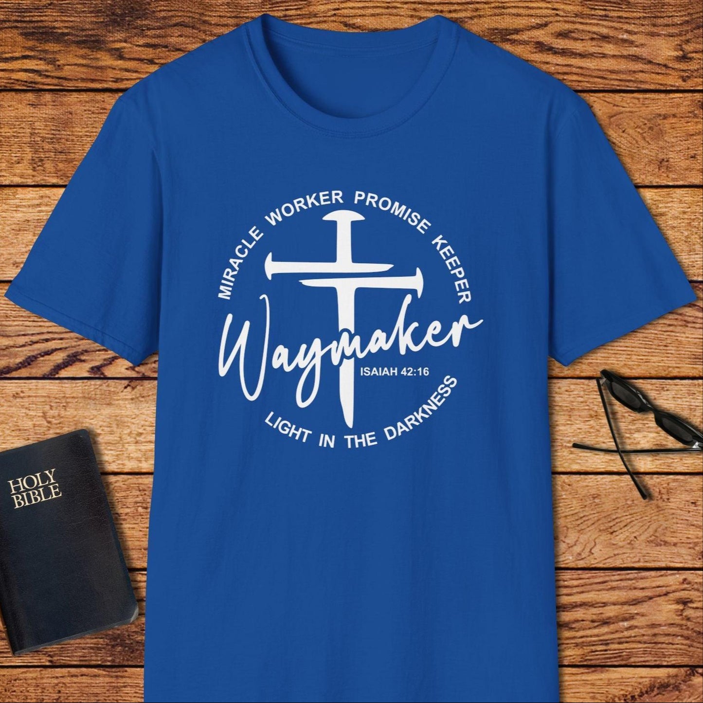 Waymaker Circle Nails Cross T-Shirt