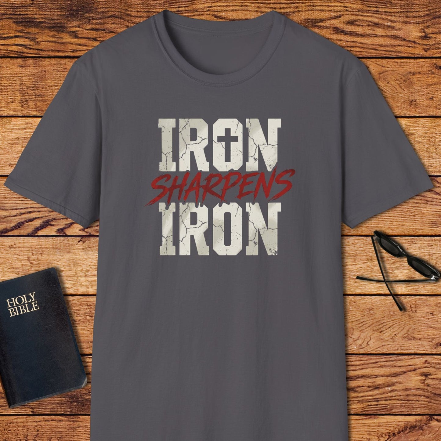Iron Sharpens Iron Cross T-Shirt