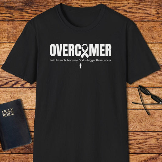 Overcomer Ribbon I Will Triumph T-Shirt