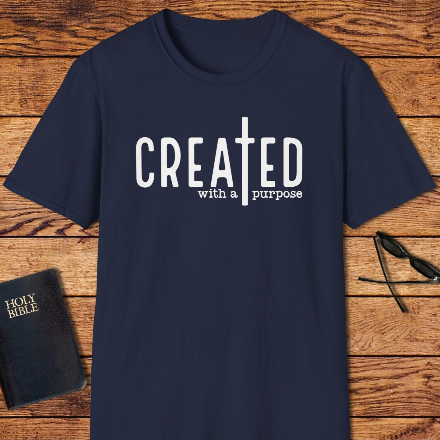 Created With A Purpose Cross T-Shirt
