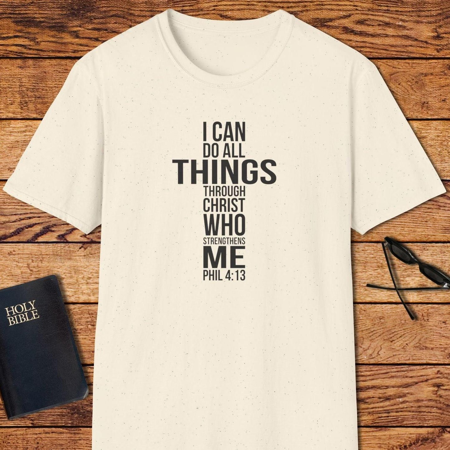 I Can Do All Things Cross Words T-Shirt