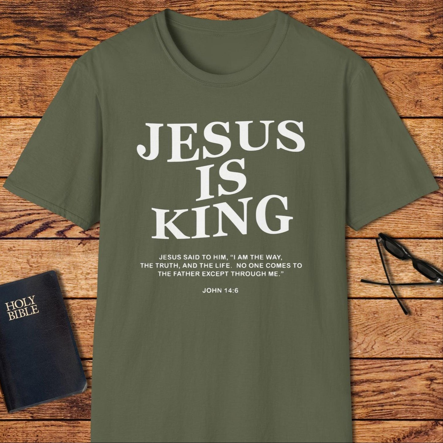 Jesus Is King Verse T-Shirt