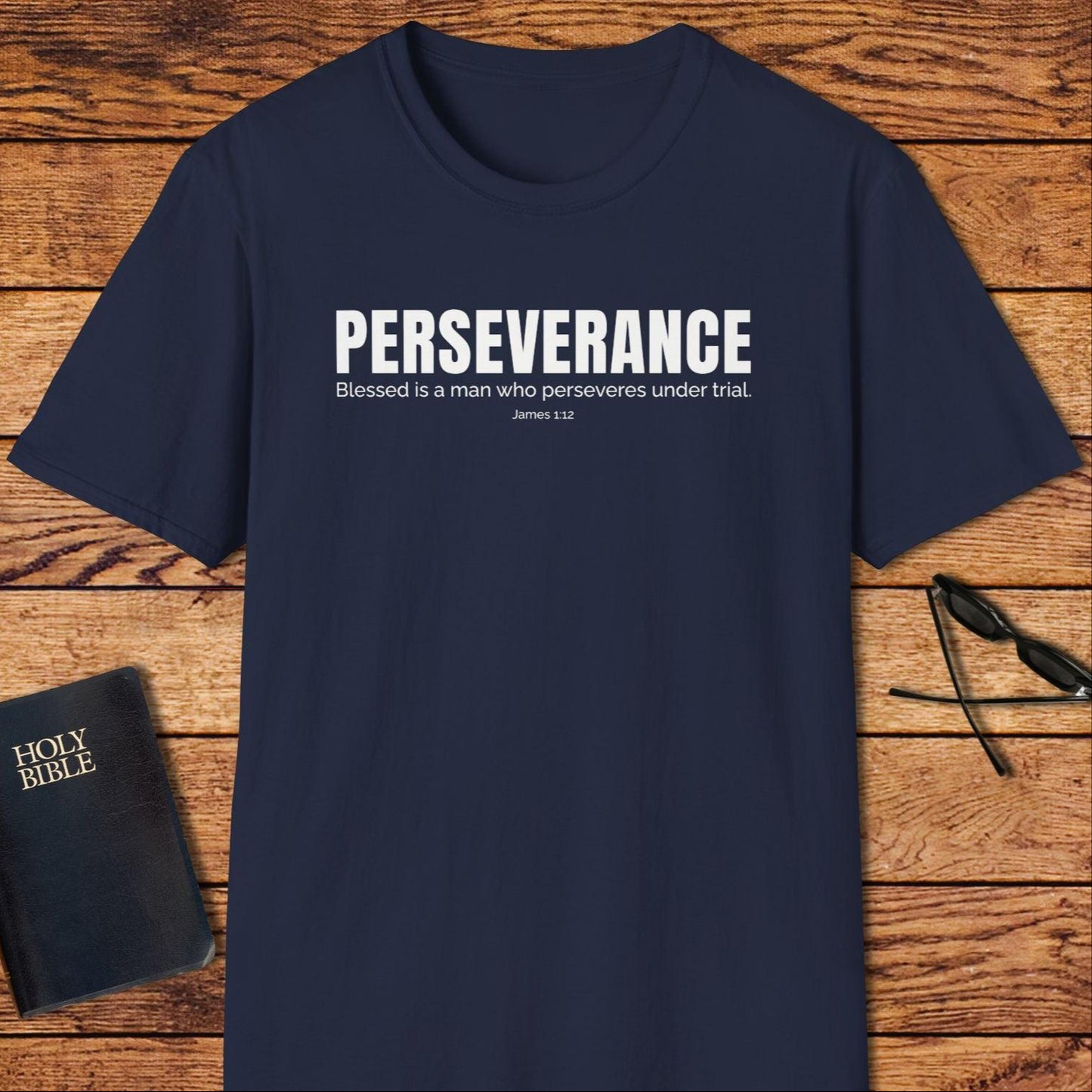 Perseverance Blessed Is The Man Who T-Shirt
