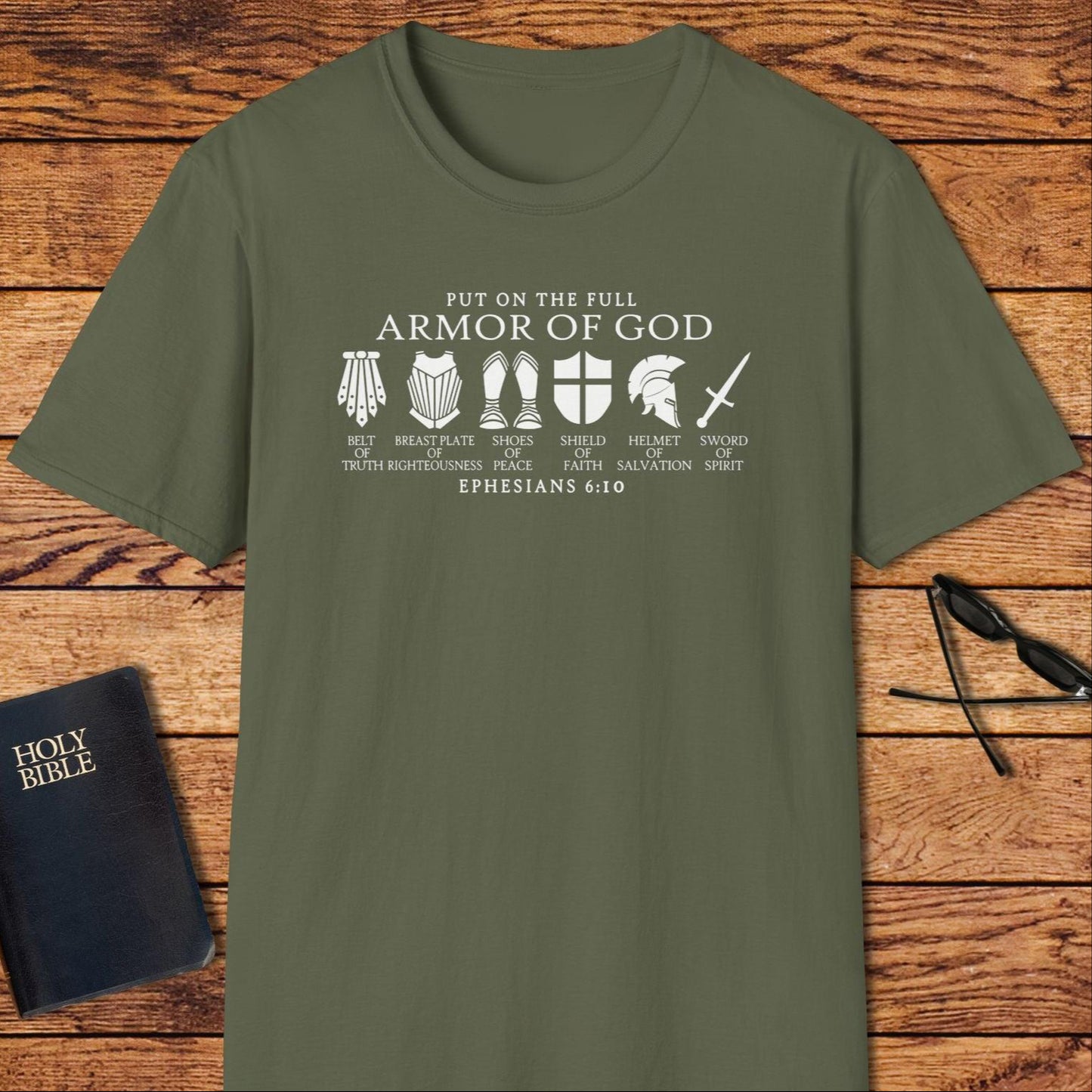 Armor Of God Individual Elements Ephesians T-Shirt