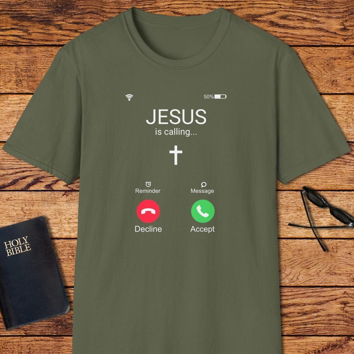 Jesus Is Calling Phone T-Shirt