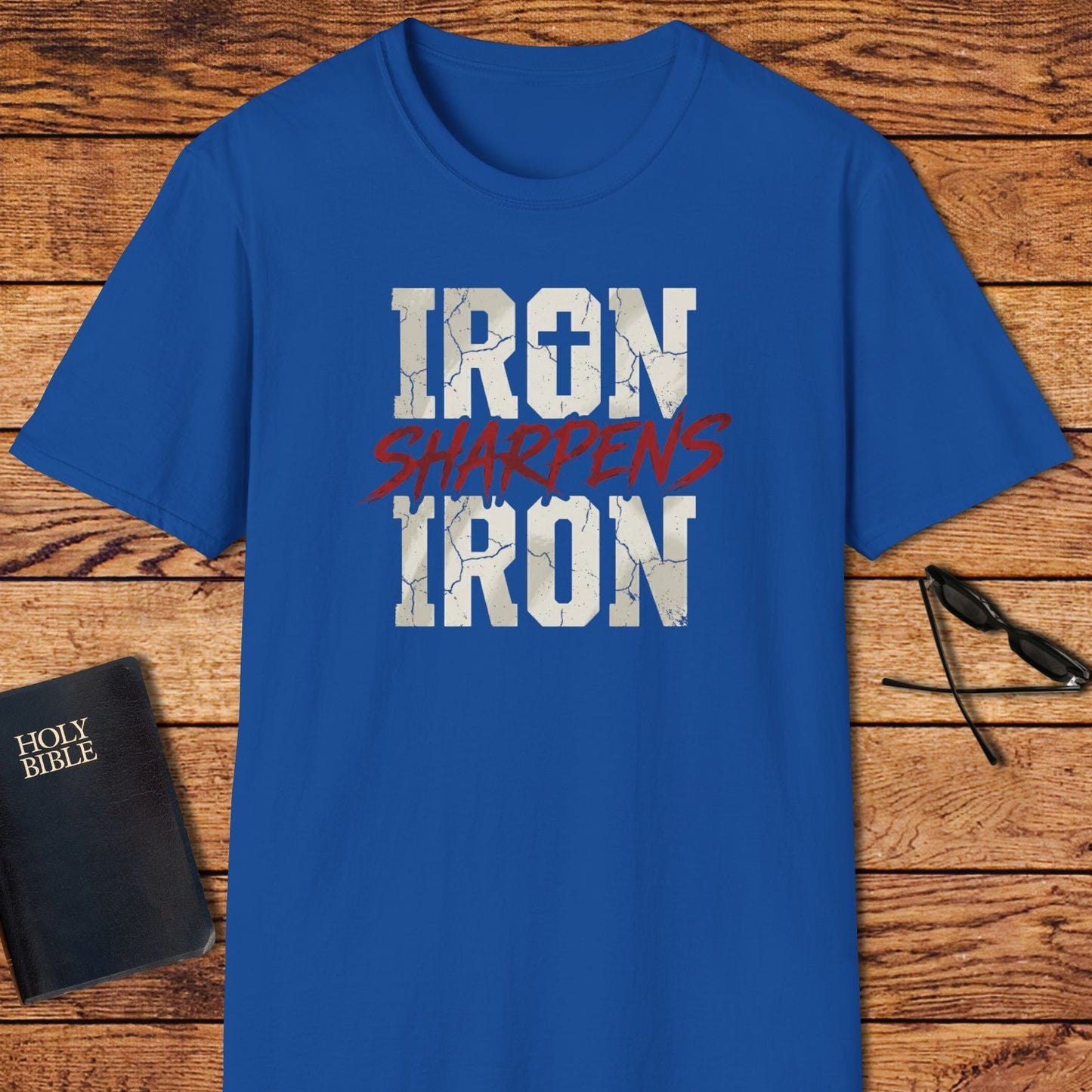 Iron Sharpens Iron Cross T-Shirt