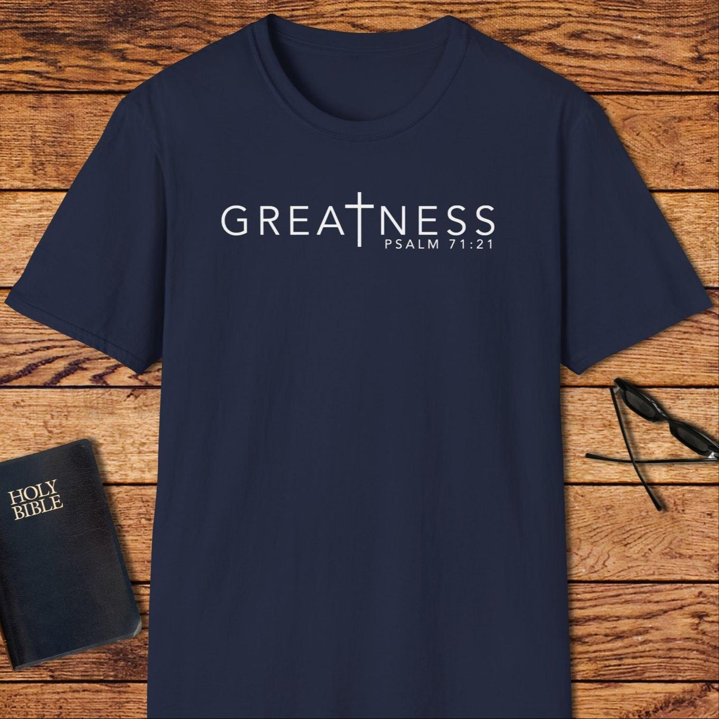 Greatness Cross Psalms T-Shirt