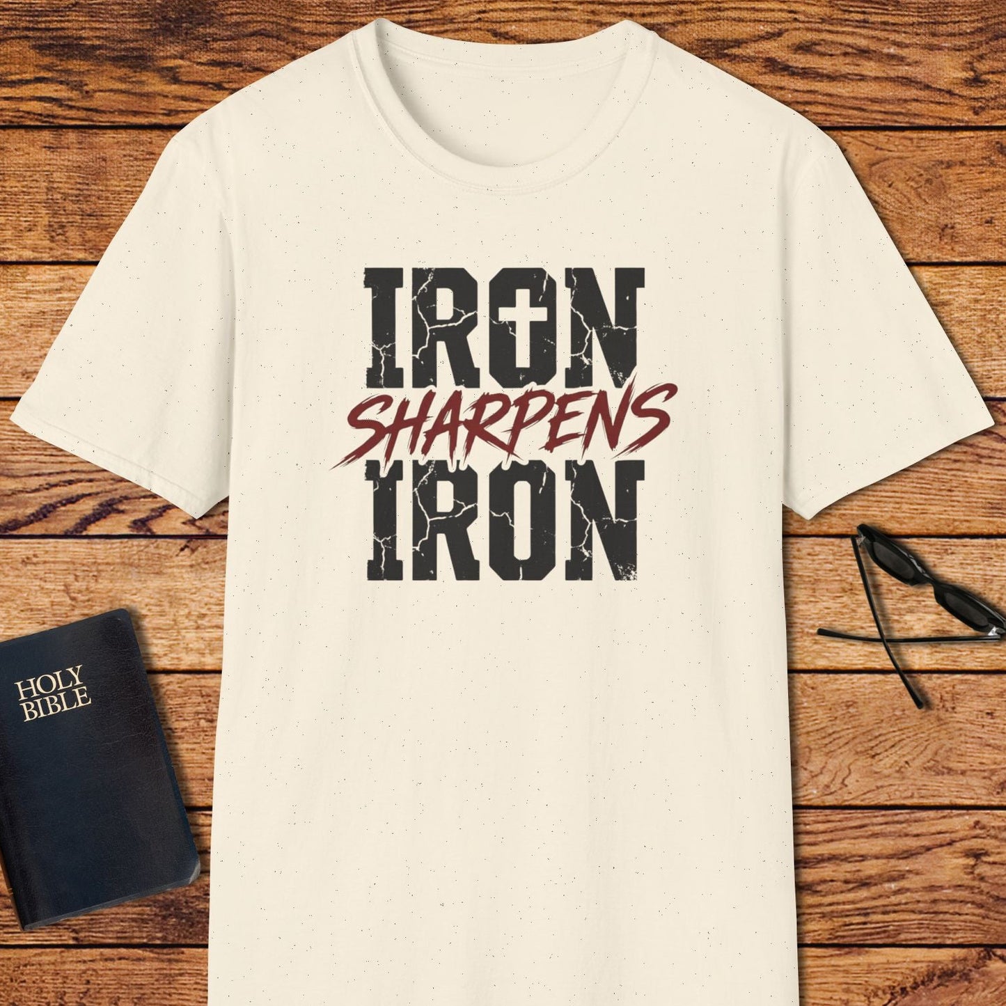 Iron Sharpens Iron Cross T-Shirt