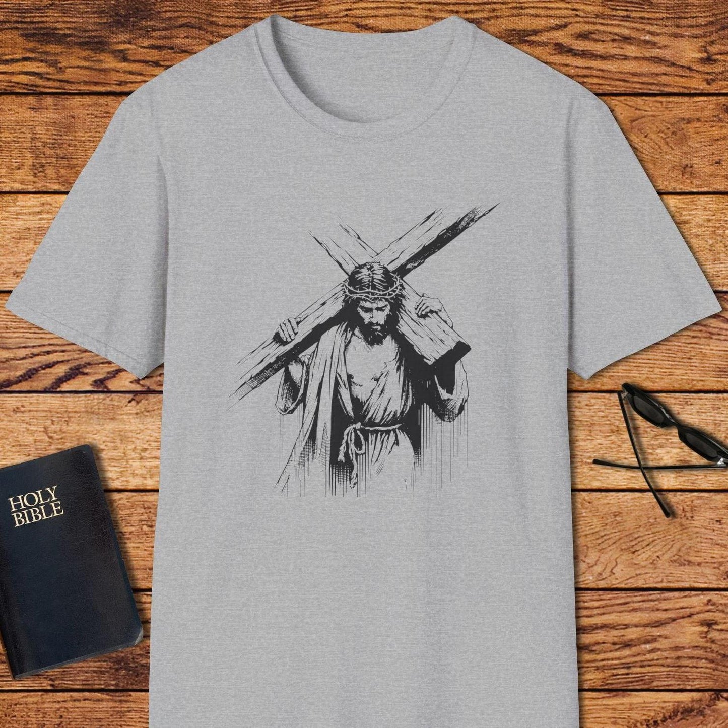 Jesus Carrying Cross T-Shirt