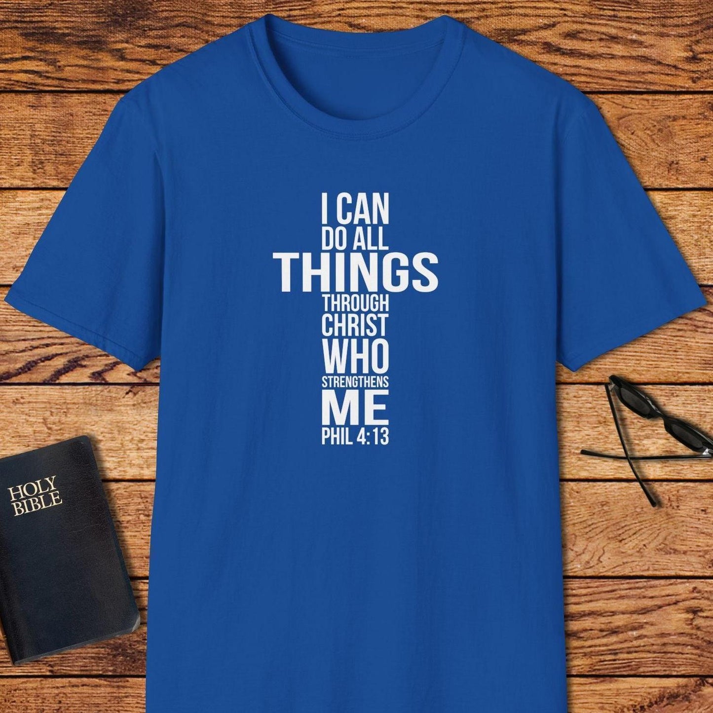 I Can Do All Things Cross Words T-Shirt