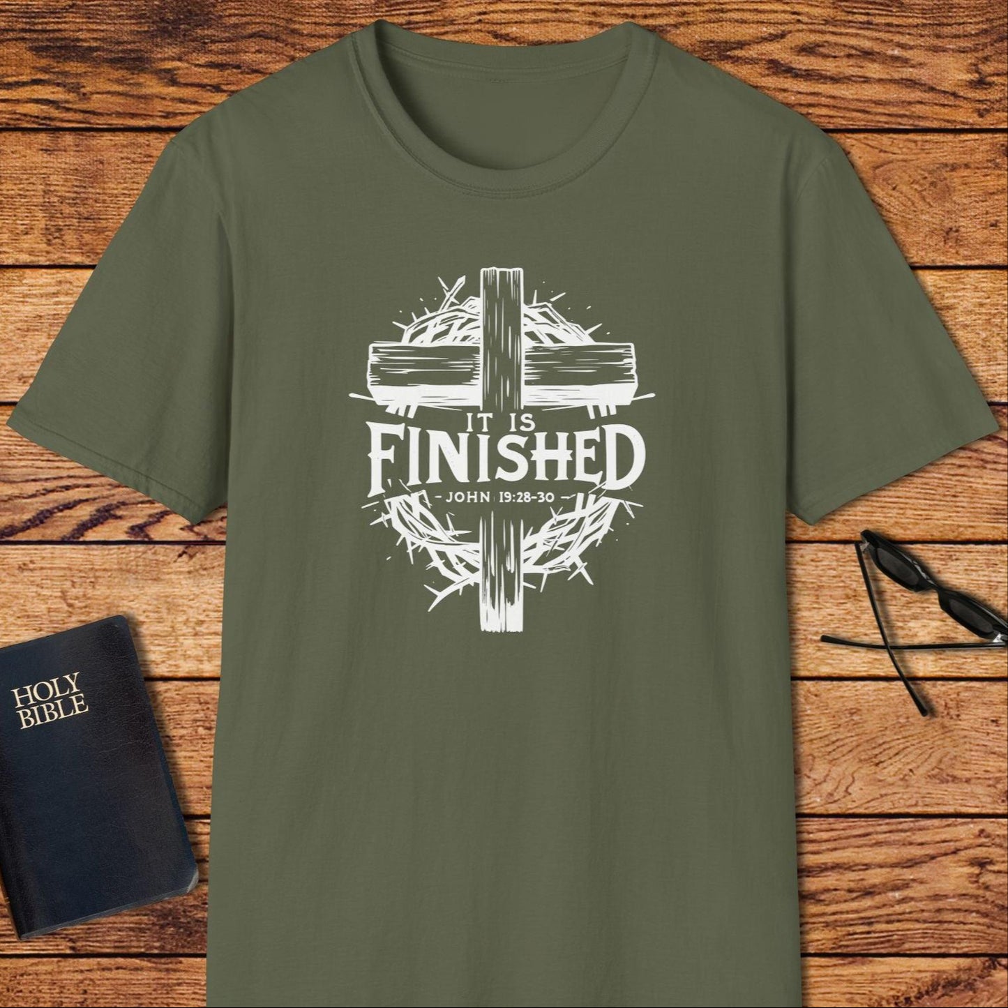 It Is Finished Cross & Thorns T-Shirt