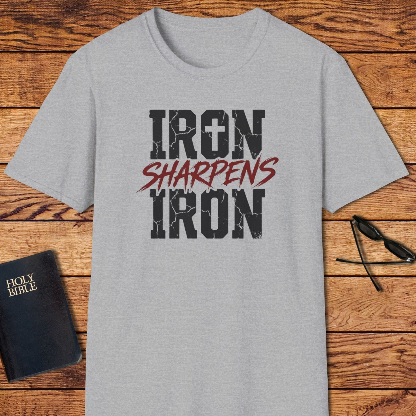 Iron Sharpens Iron Cross T-Shirt