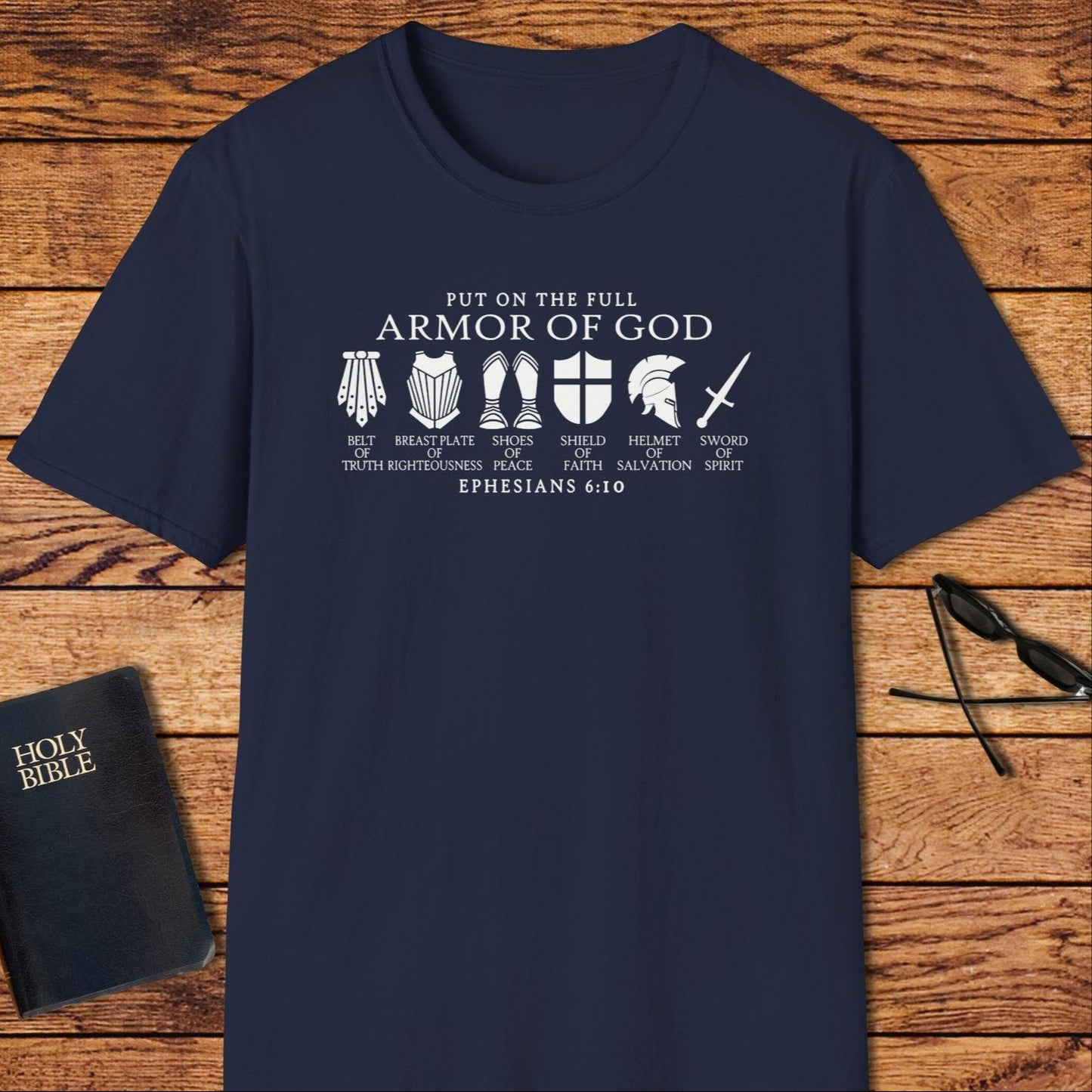 Armor Of God Individual Elements Ephesians T-Shirt