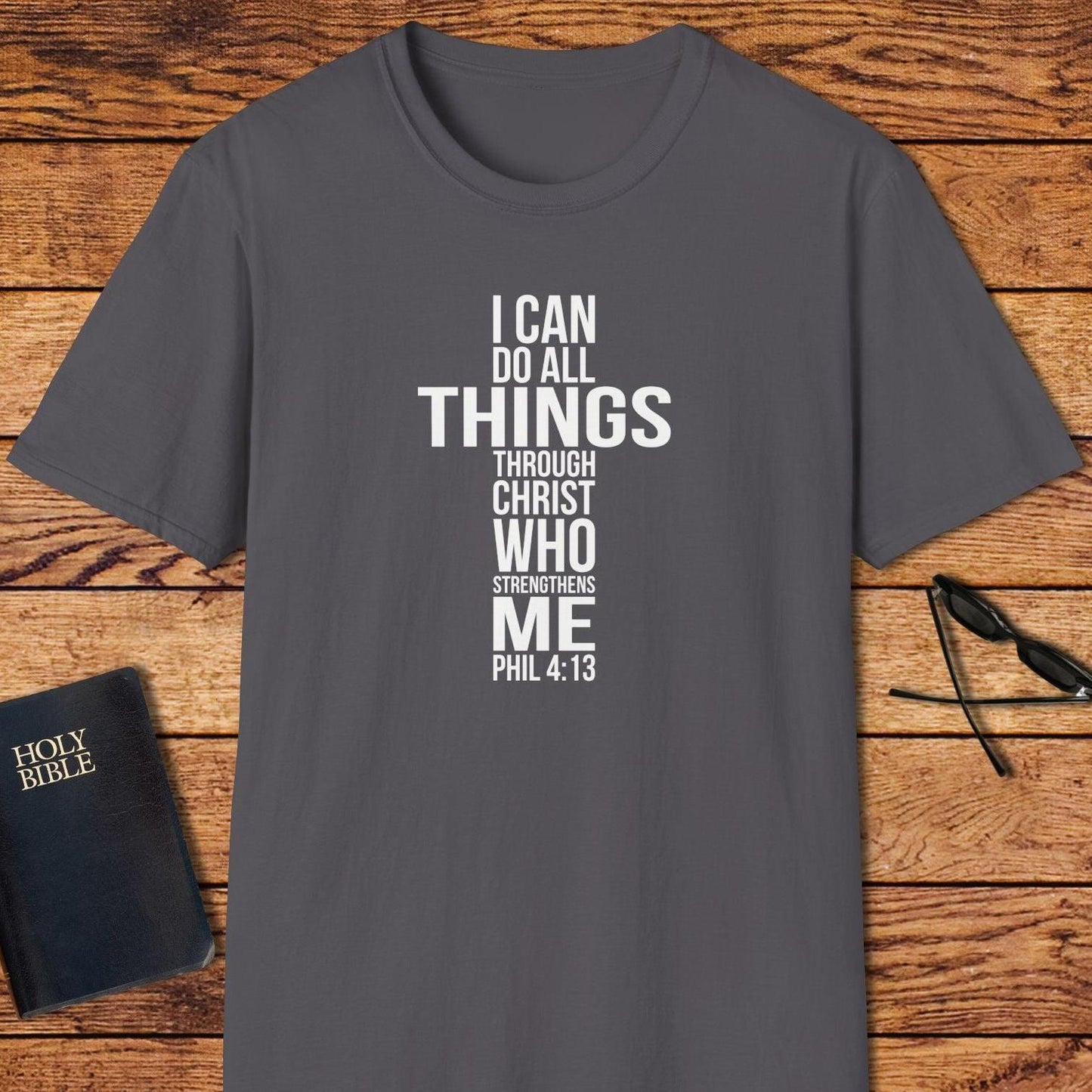 I Can Do All Things Cross Words T-Shirt