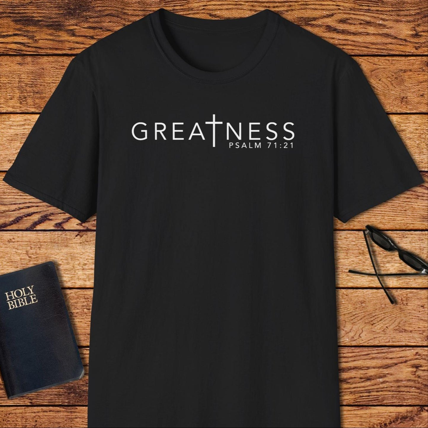 Greatness Cross Psalms T-Shirt