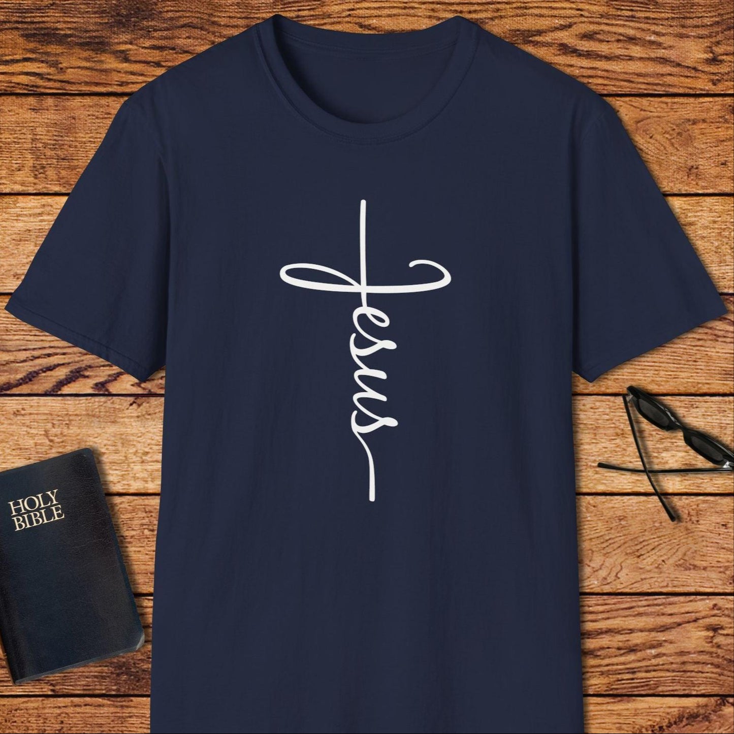 Jesus Line Word Long T-Shirt