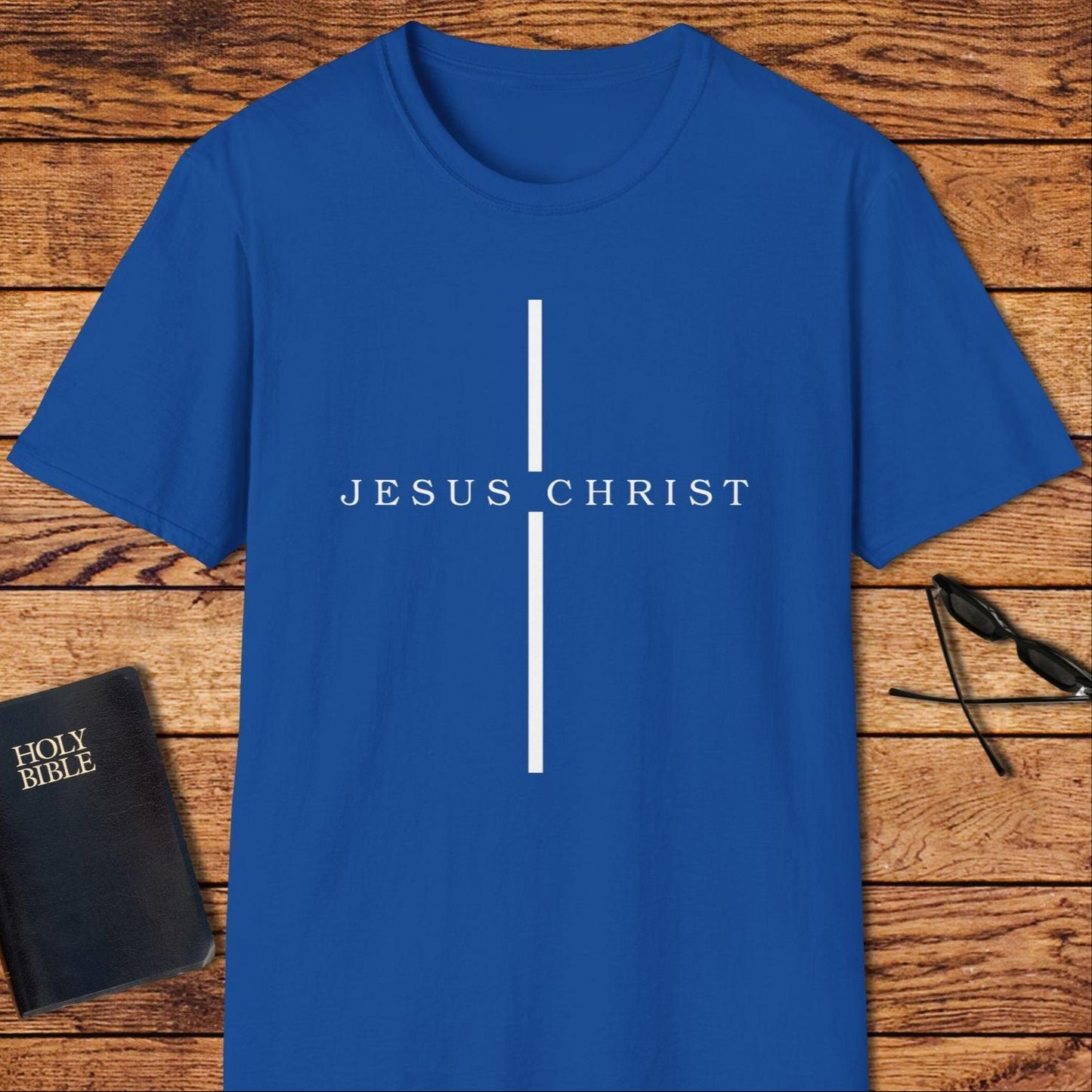 Jesus Christ Line Cross T-Shirt