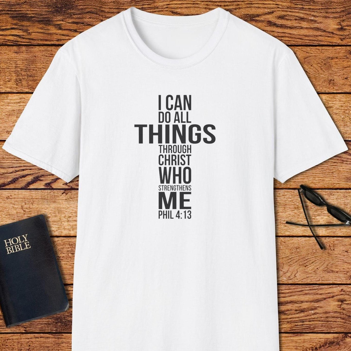 I Can Do All Things Cross Words T-Shirt