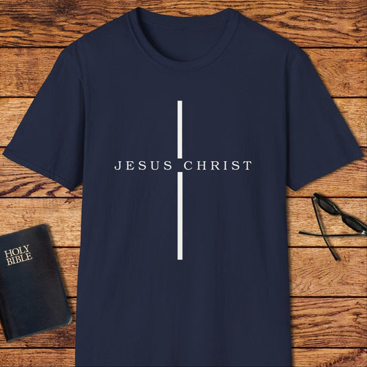 Jesus Christ Line Cross T-Shirt
