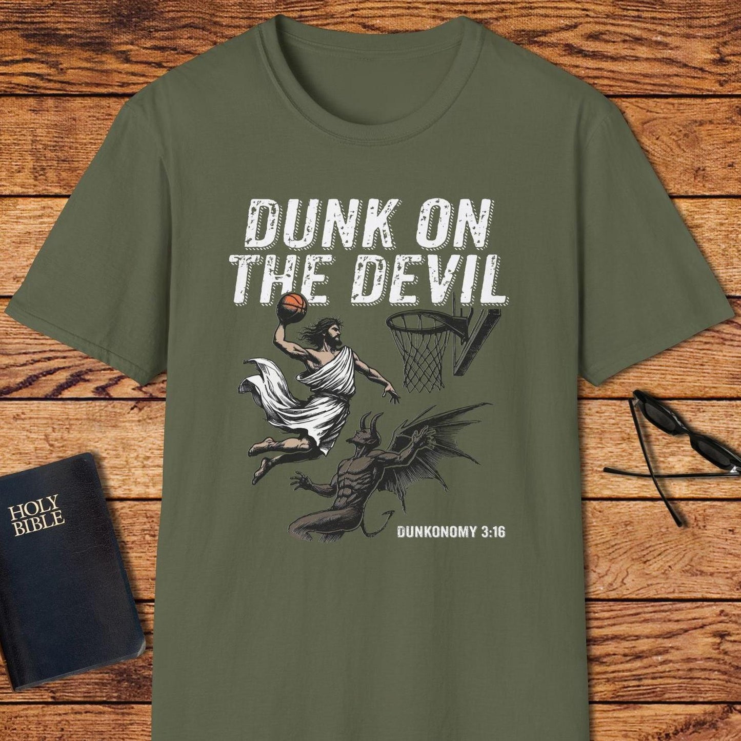 Dunk On The Devil T-Shirt