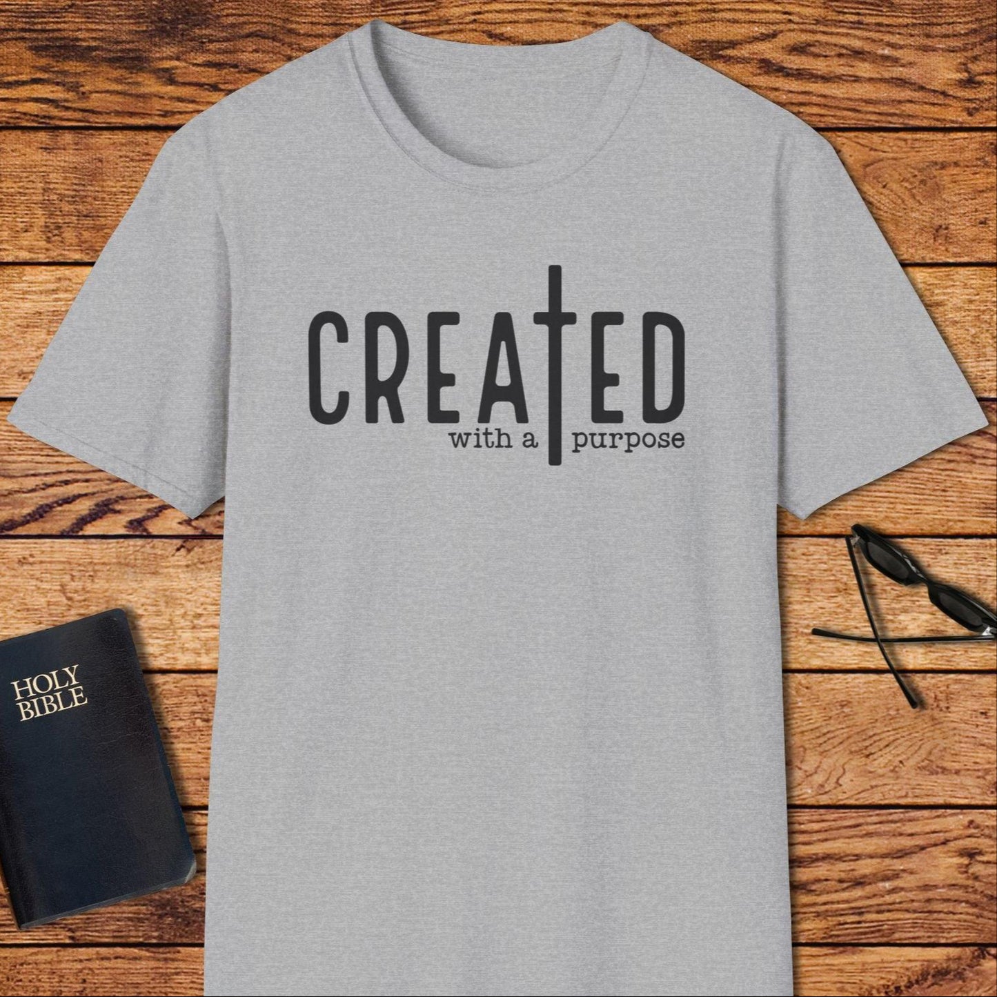 Created With A Purpose Cross T-Shirt