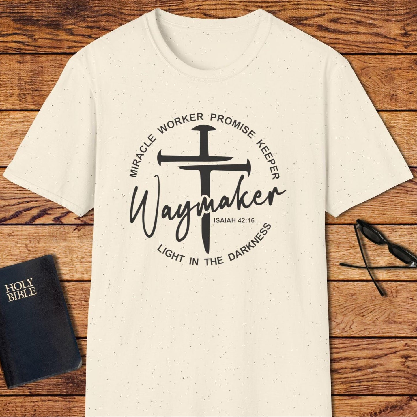Waymaker Circle Nails Cross T-Shirt