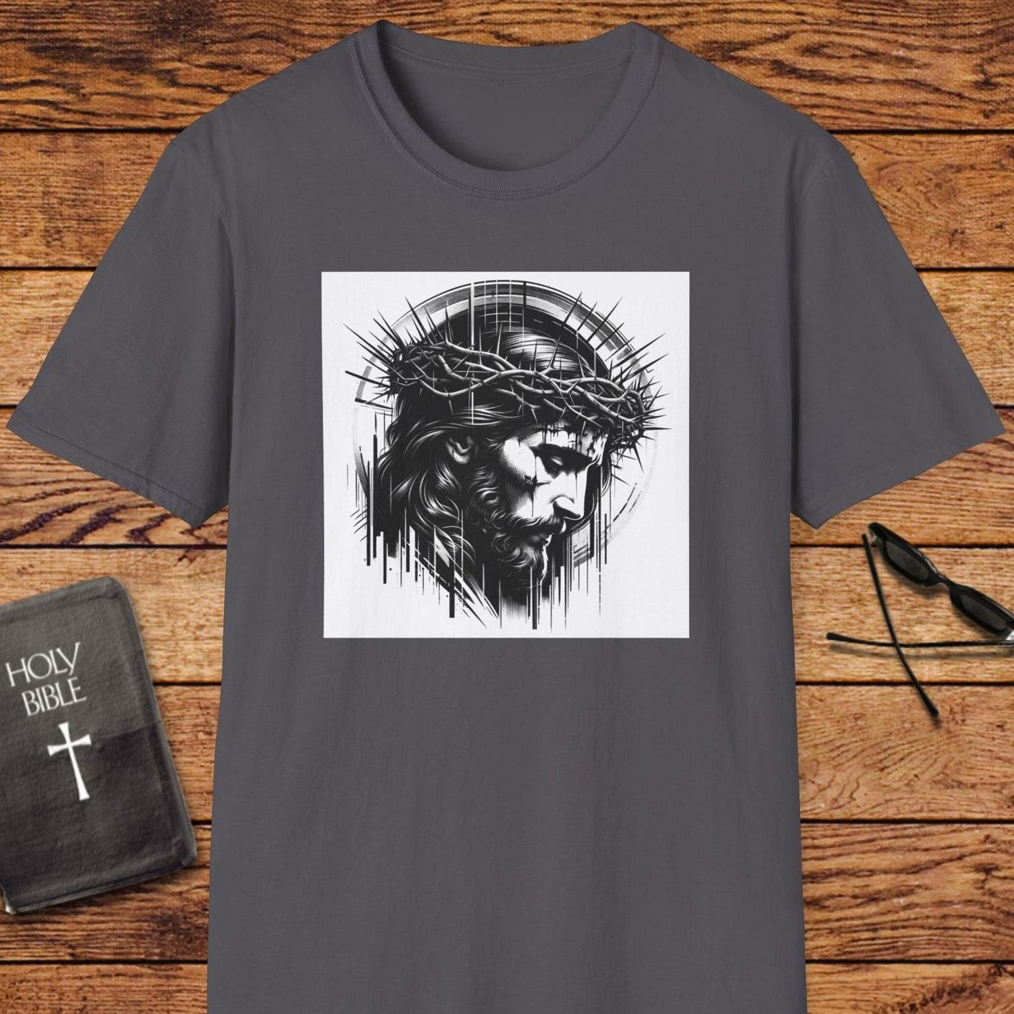 Jesus Face Portrait Art T-Shirt