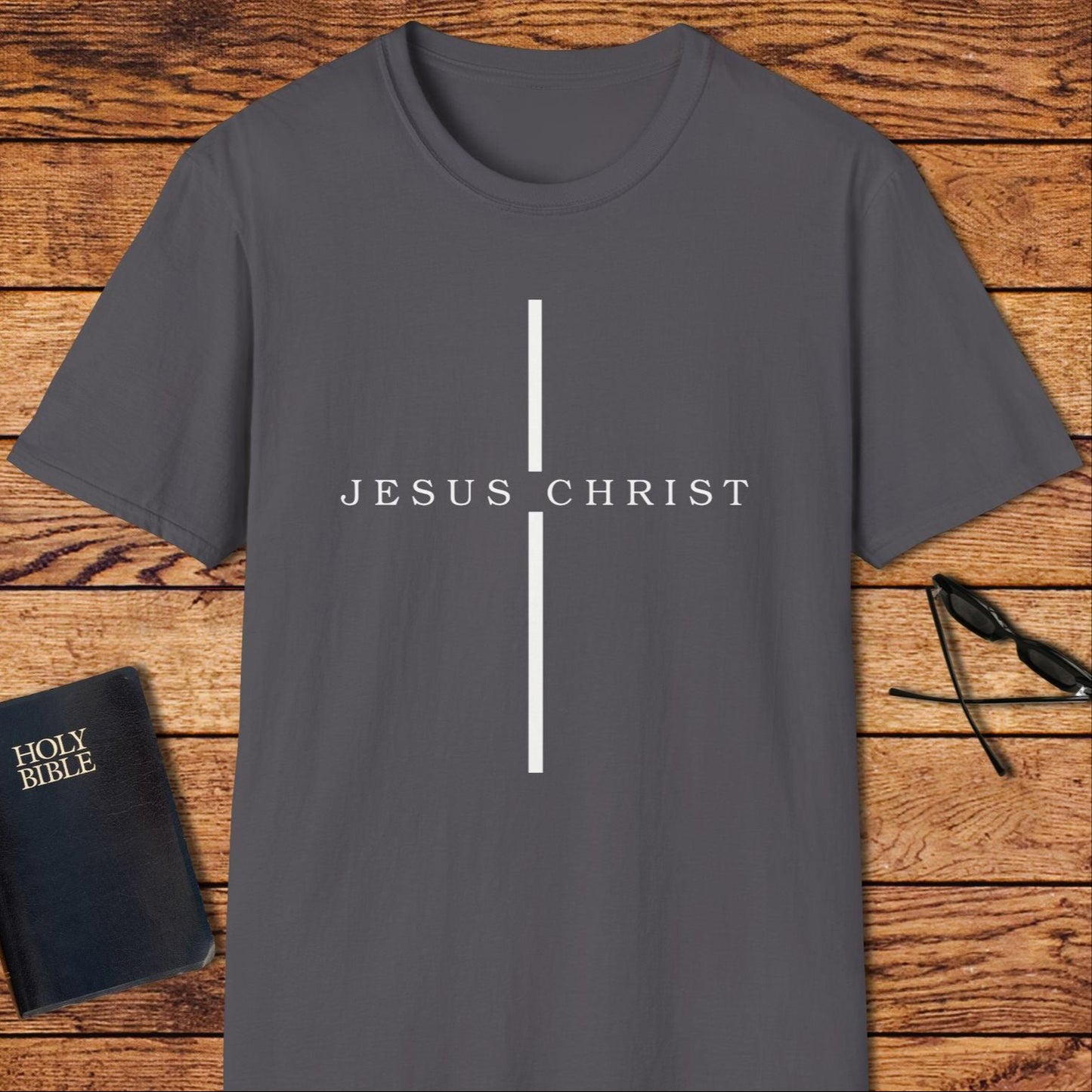 Jesus Christ Line Cross T-Shirt