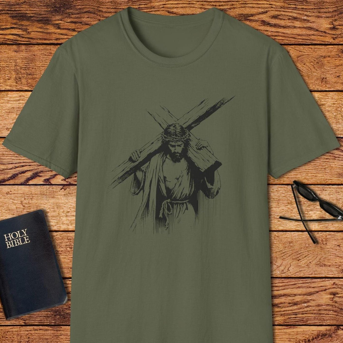 Jesus Carrying Cross T-Shirt
