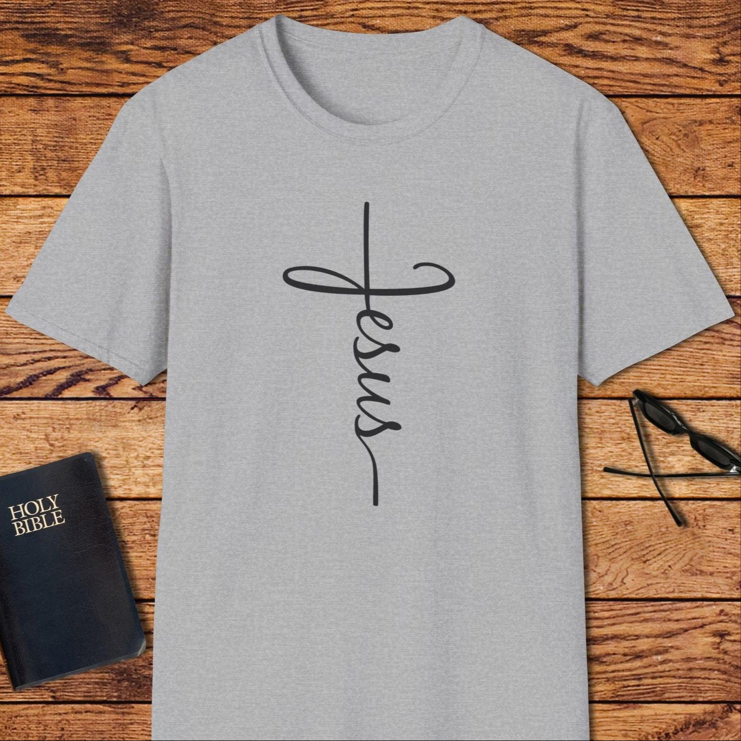 Jesus Line Word Long T-Shirt